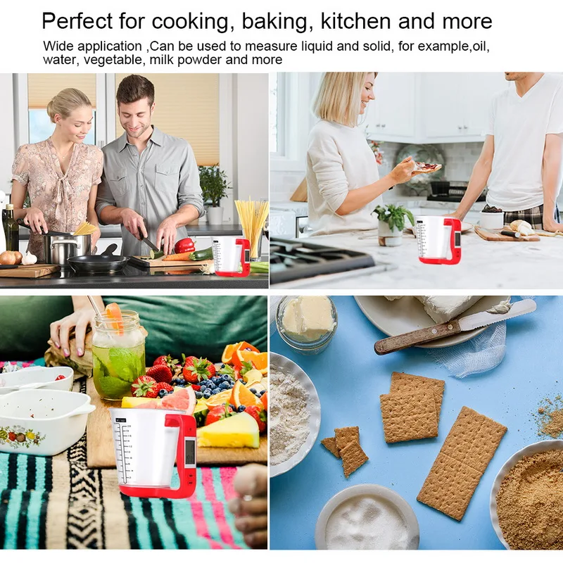 1000 г/1 г мерный стакан кухонные весы цифровой электронные с ЖК дисплеем