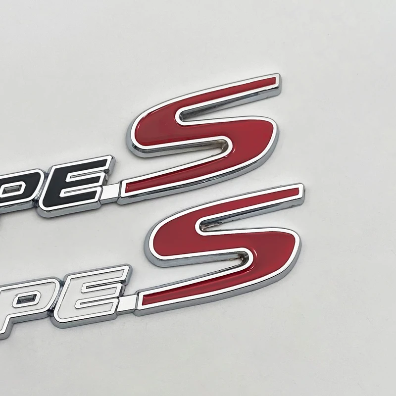 

Chrome Metal TYPE-S Stickers 3D Logo Car Trunk Sports Badge Door Fender SUV Coupe Emblem Accessories for Civic