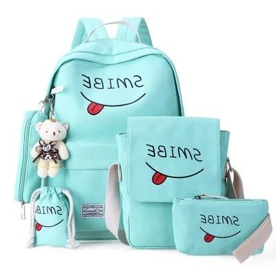 Парусиновые школьные сумки для девочек упаковка с обоими плечами оригинальная