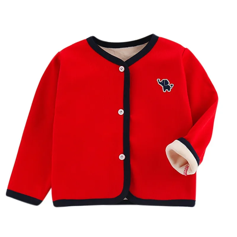 

Baby Boy Girl Coat Jacket Long-sleeved Thick Baby Bottoming Shirt Coat Spring Autumn Jackets for Baby