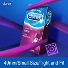 Durex Close пригодный презерватив s 49 мм, маленький размер, тугой и , 12 шт., гладкая смазка, рукав для пениса для мужчин, интимный продукт для взрослых
