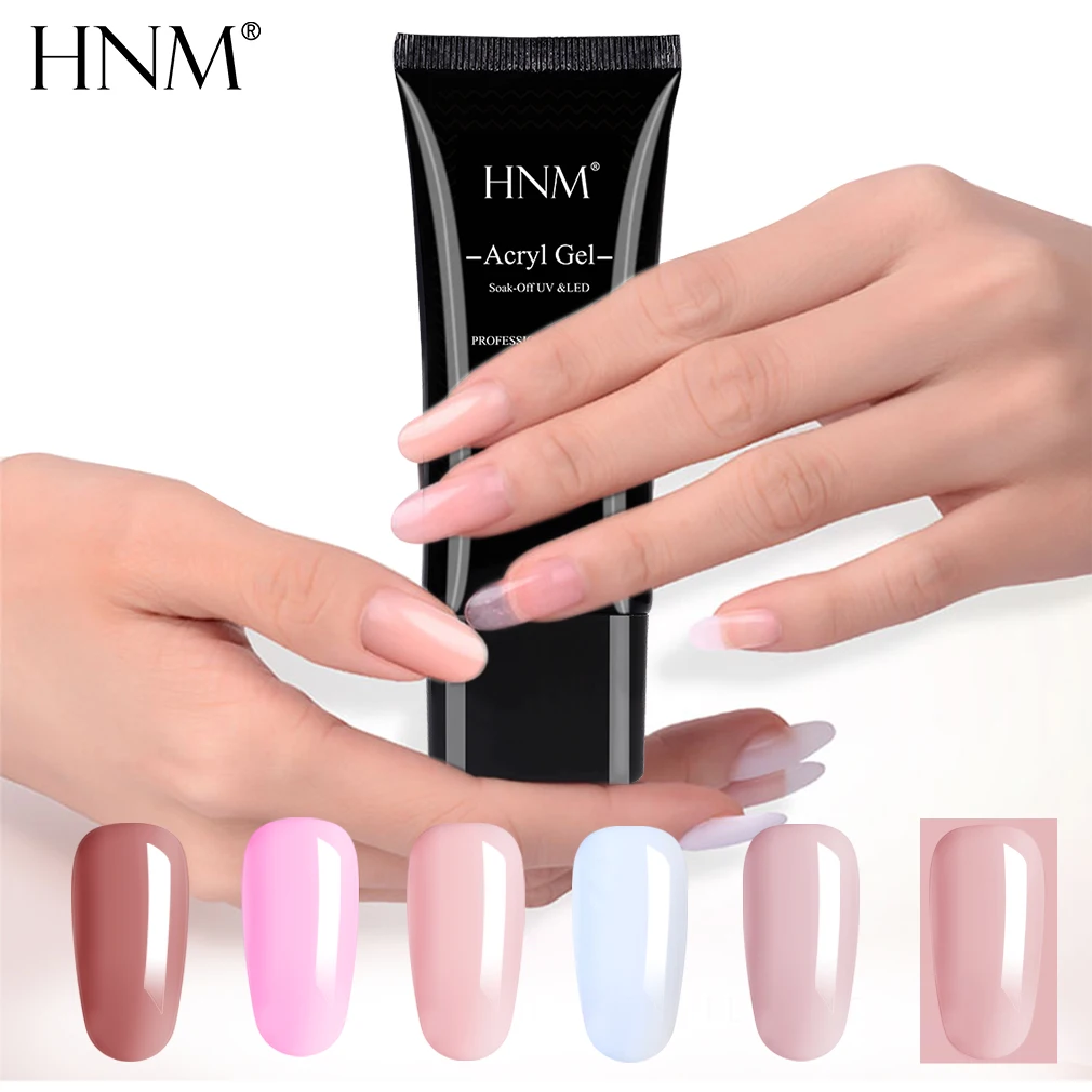 HNM 30 мл полигель для наращивания ногтей УФ строитель акриловый гель нужна ручка