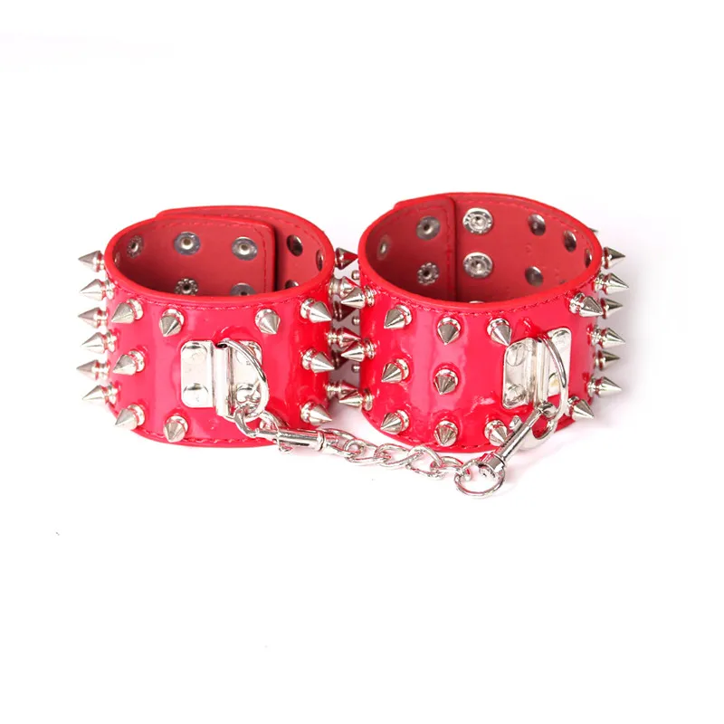 В стиле панк секс игры для взрослых удовольствие заклепки кожаный ошейник с