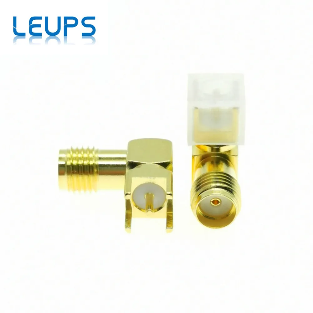 10 шт. гнездовой разъем SMA прямоугольный для монтажа печатной платы