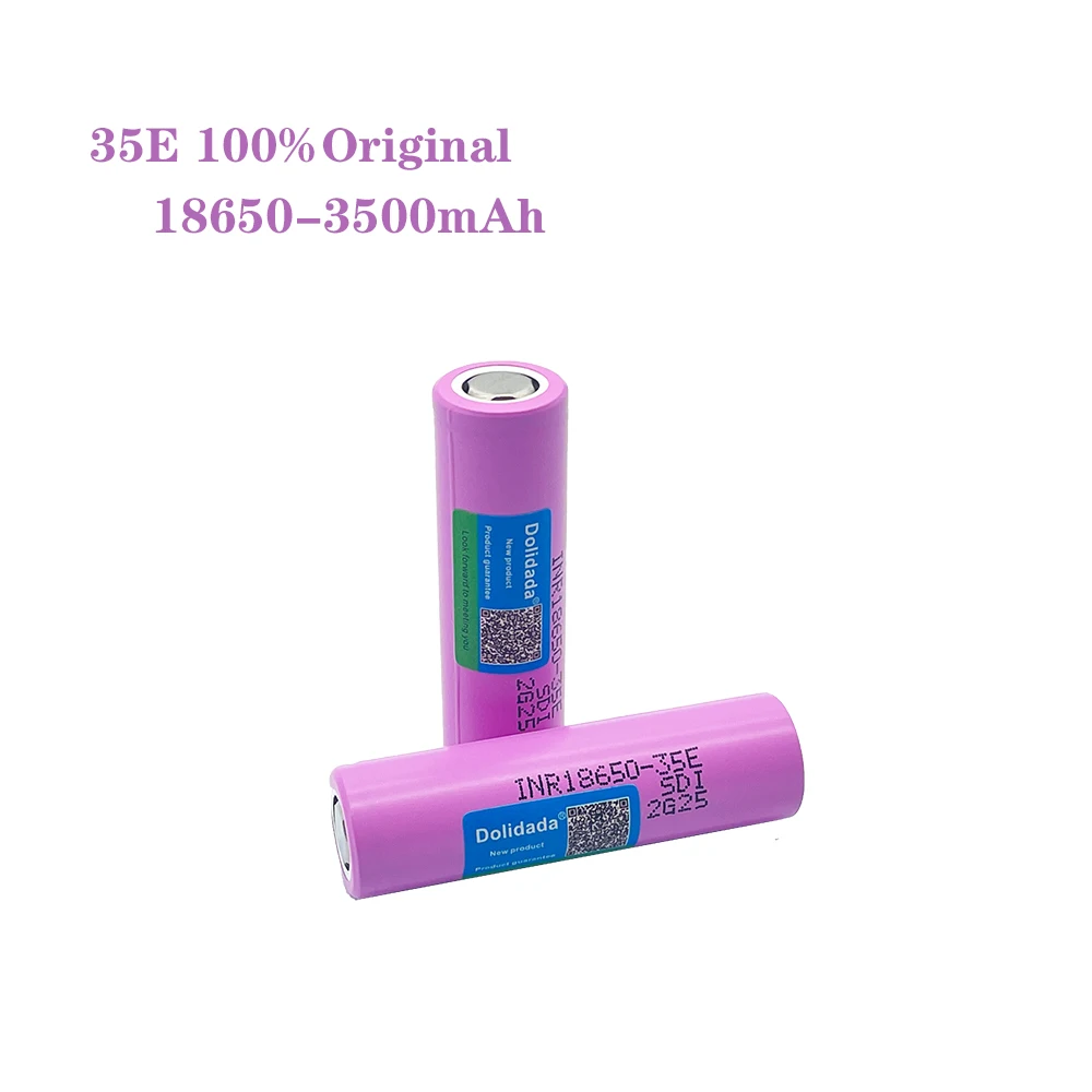 100% Оригинальный аккумулятор для dolidada18650 3500 мАч 20A разряд INR18650 35E 18650 литий ионный 3 7
