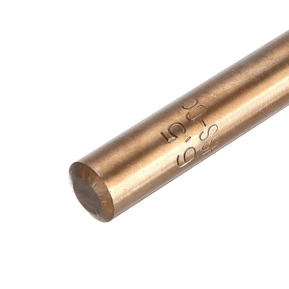 

Drilling Cobalt HSS Length Bit Jobber Set Durable 13/19/25pcs Supplies Woodworking Tool Straight Metal M35 Stainless Steel Twist