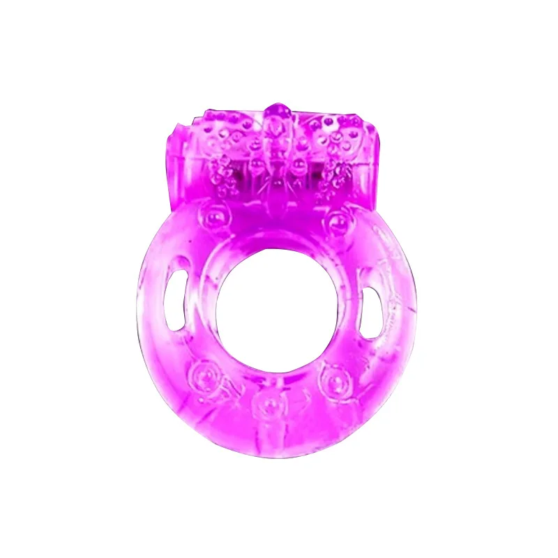 

Erection Ring with Vibration Penis Ring Cock Lock Glan Stimulating Adult Products Male Sex Toy Delay Ejaculation Cage Chastity