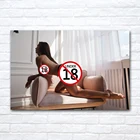 Привлекательная Красивая Картина на холсте горячие модели плакаты и принты Настенная картина для гостиной Декор без рамки