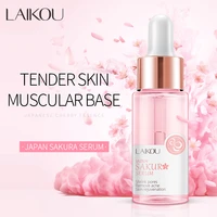 laikou sakura serum japan extract essence shrink pores anti wrinkle brighten skin whitening moisturizing facial care essence 15g