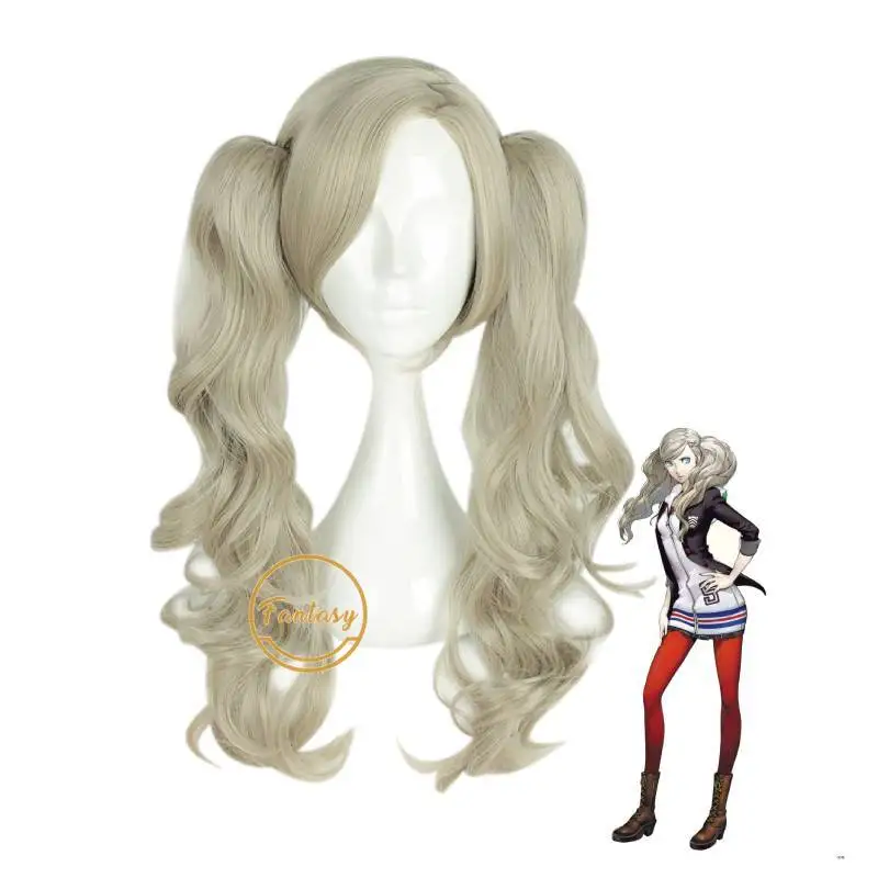 Anne Takamaki аниме Persona 5 парик Косплэй костюм Для женщин длинные волосы парики для