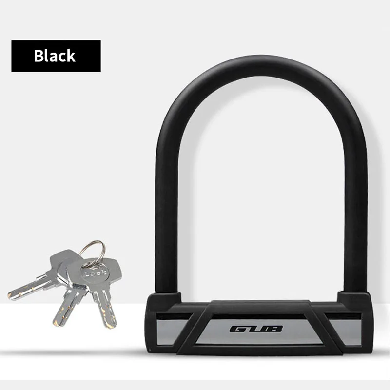 

GUB Bicycle Lock Bike Zinc Alloy Lock Core MTB Mountain Road Bike U Type Anti-theft Lock Outdoor Cycling Sports Parts
