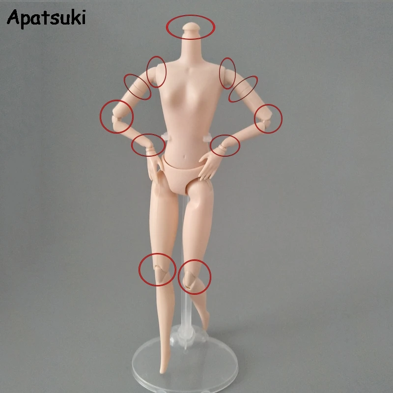 1 шт. Новый 1/6 DIY подвижный вращающийся тело куклы без головы 14 шарниров для
