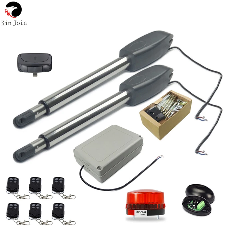 KINJOIN автоматический двойной барьер поворотный рычаг Открыватель мотора линейный