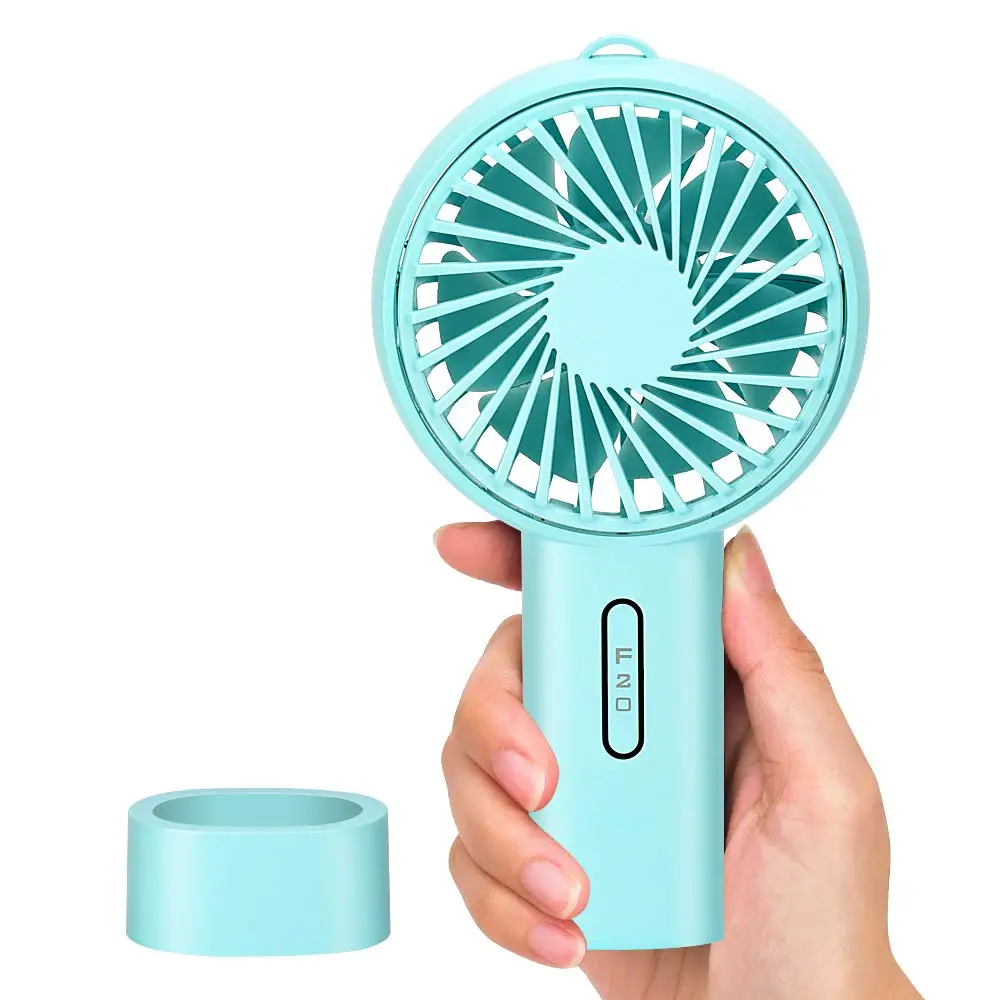 Мини-портативный вентилятор 7 лопастей на батарейках Портативный usb-вентилятор 3