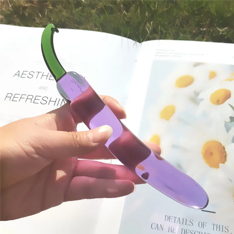 Стеклянный фаллоимитатор искусственный реалистичный пенис женские