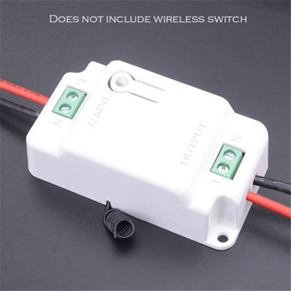 

433Mhz intelligent wireless switch light RF remote control AC 110V 220V receiver wall panel button ceiling light