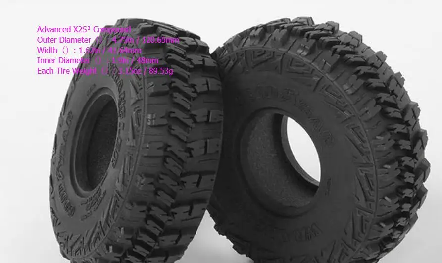 AA005 Z-T0158 120 мм шины 2 шт 1," подходит для Tamiya CC01 RC88WD TF2 D110 SCX10 II ROCK CRALWER 1/10 RC D90 AX90046 AX90047 Cruiser/FJ40 Hulix hpi - Цвет: AA005 Z-T0158