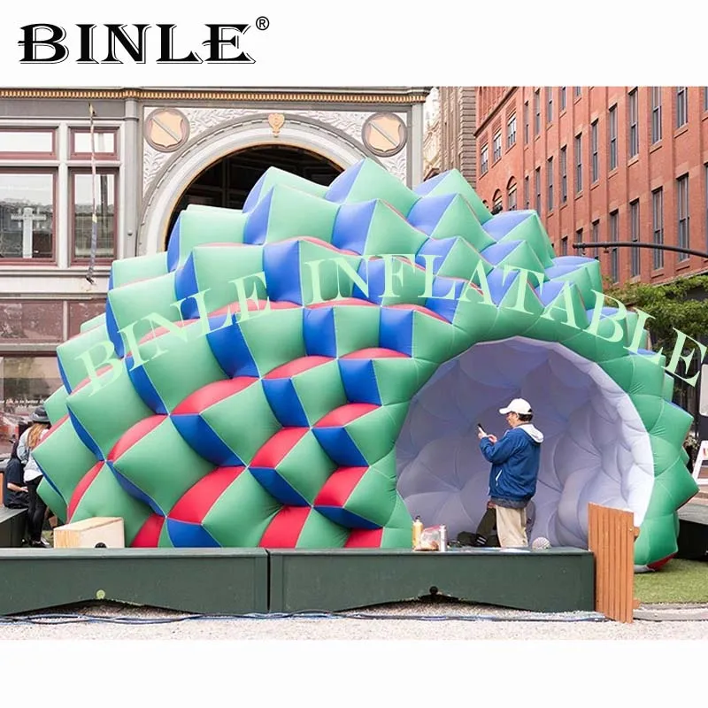 Индивидуальная удивительная надувная купольная палатка в форме цветка