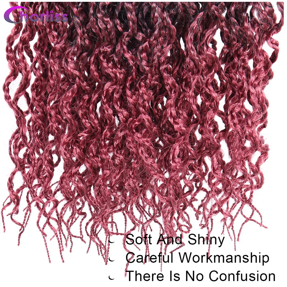 Эффектом деграде (переход от темного к коричневый черный кудрявый синтетический