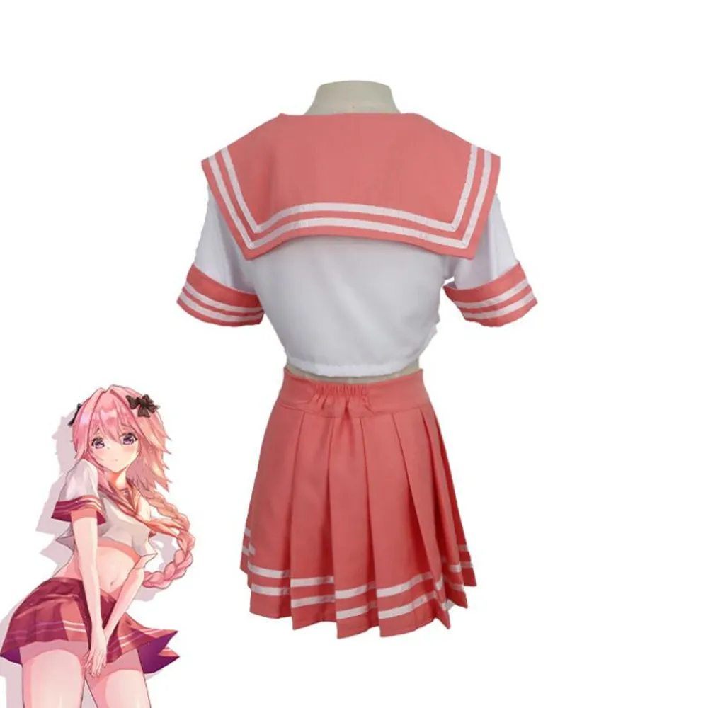 Костюм для косплея аниме Fate/Grand Order Fate Apocrypha Rider Astolfo школьная форма JK матросский