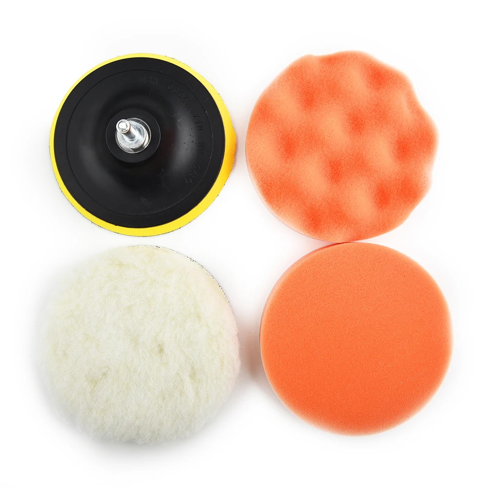 

Tool Drill Waxing Buffing Polishing Kit Adapter 5pcs 5inch 125mm Buffer Polisher Reliable Pads