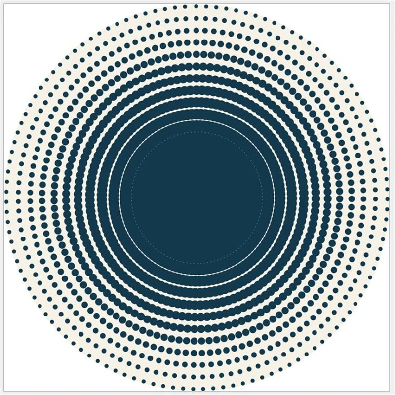 Круглый ковер для детской комнаты детский коврик лазания моющийся нескользящий