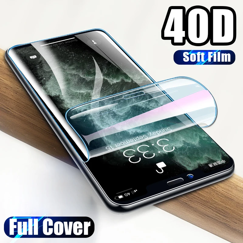 H& A 40D полное покрытие Гидрогелевая пленка для iPhone 11 Pro MAX Защита экрана для iPhone X XS MAX XR защитная пленка Solf 6S 7 8 Plus