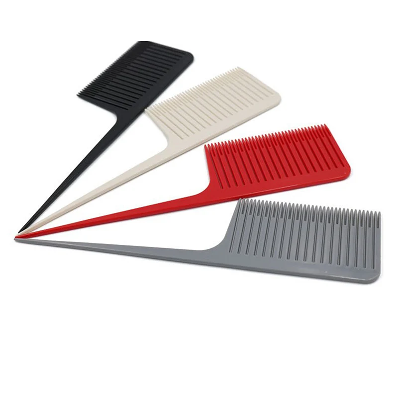 

1pcs Foiling Hair Comb for Dyeing Tail Combs Brush Separate Parting for Hair Comb ABS Weaving Highlighting
