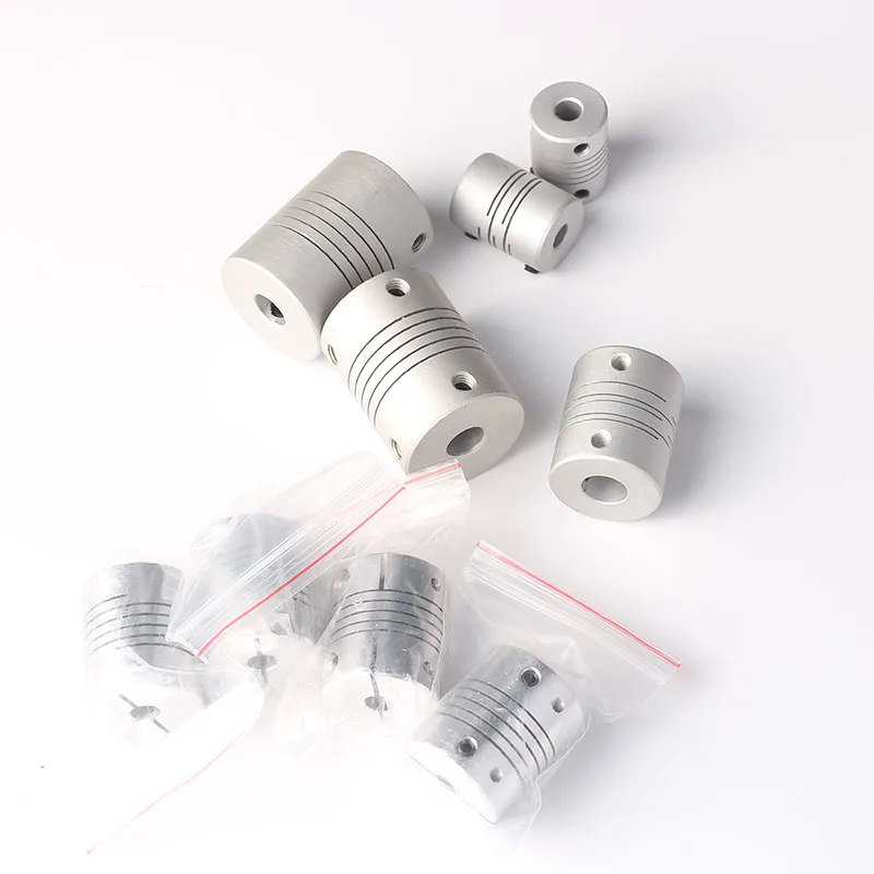 

Shaft Coupler Flexible Coupling Aluminium 24x30mm 6/6.35/8/10/12mm For CNC Motor Stepper Motor 3D Printer Engraving Machine