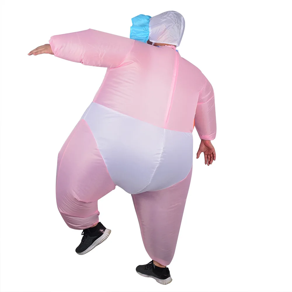 

Inflatable Baby Costume Fancy Dress Unisex Adult Party Carnival Cosplay Fancy Dress Blowup Suit Stage Performance Outfit