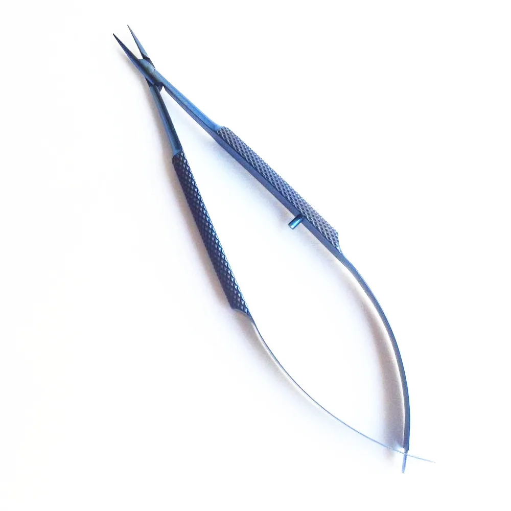 Титановый держатель для прямых игл 109 мм без замка офтальмологические