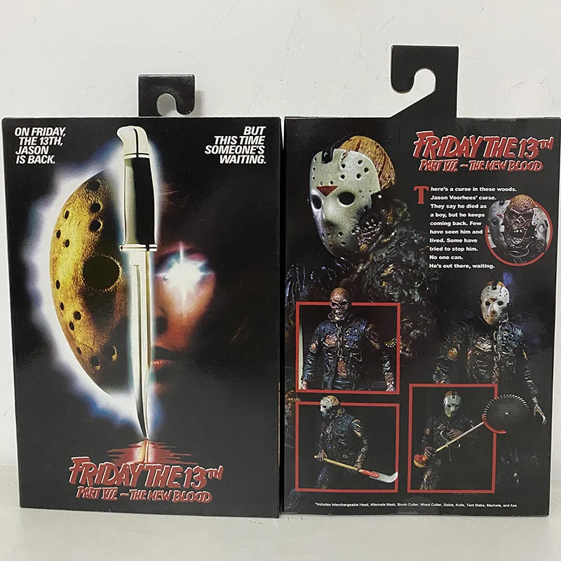 NECA Jason Voorhees Action Figure Toy Horror Halloween Christmas Gift images - 6