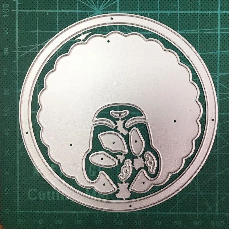 

African Women Frame Metal Cutting Dies for DIY Scrapbooking Hands-on Embossing Dies Cuts Craft Paper Cards Making Stencils dies