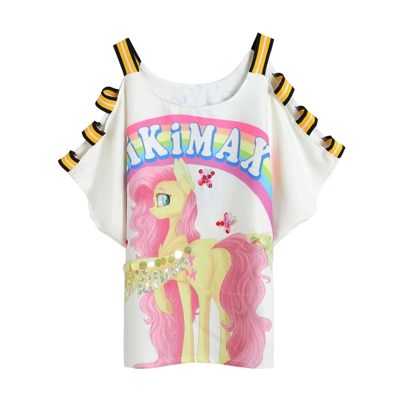 2020 летние платья на подтяжках женские шикарные мини с мультяшным принтом и