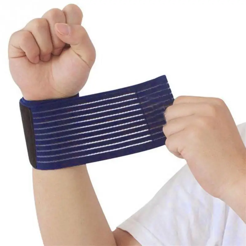 

NEW Outdoor Sport Elastic Bandage Hand Sport Wristband Gym Support Wrist Brace Wrap Fitness Tennis Polsini Sweatband Munhequeira