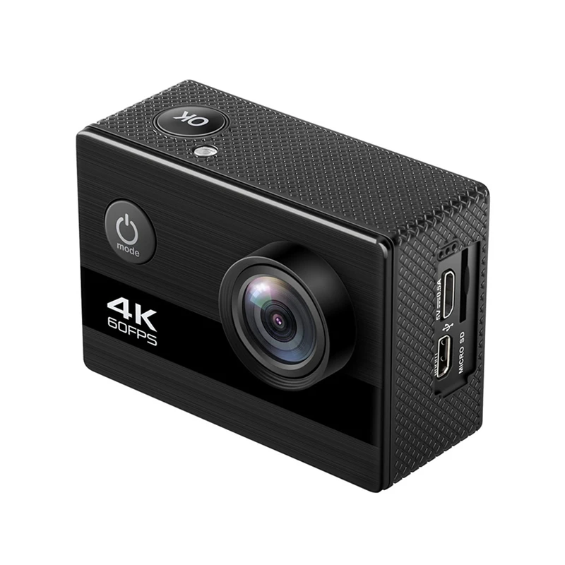 Экшн-камера 4K Ultra HD 60 кадров в секунду 24 МП Wi-Fi Спортивная камера экран 2 0 дюйма IPS
