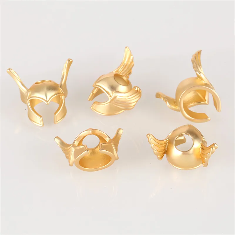 Для изготовления Паракорд зажим в форме шарика с золотым покрытием