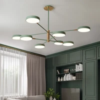 modern macarons lamp in the living room home bedroom clothing store decorative lights creative simple nordic study chandelier