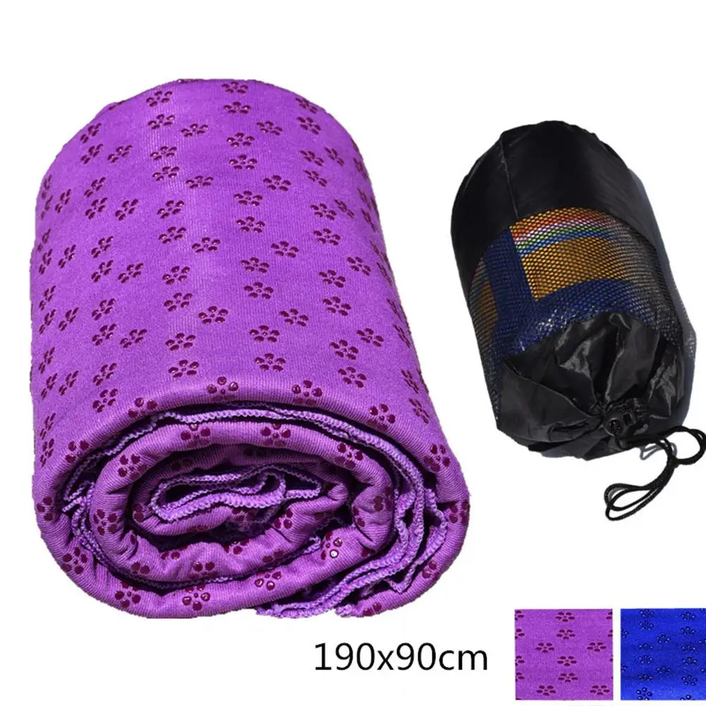 190x90cm нескользящий коврик для йоги полотенце Противоскользящий из микрофибры
