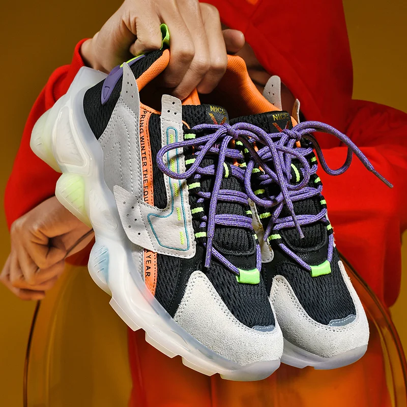 

2021 Fashion Breathable Men Running Sports Shoes Athletic Training White Shoes Sneakers for Men