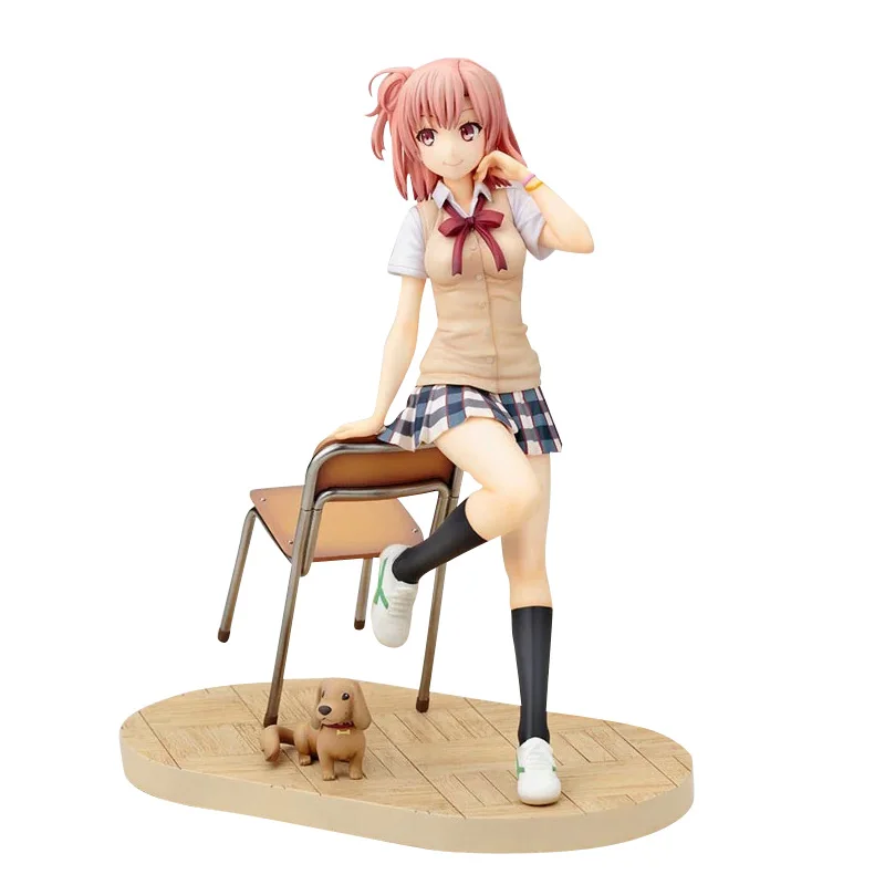 19CM Anime My Teen Romantic Comedy Action Figures Yuigahama Yui Sexy Girl Figure Toy Adults Collection Model Doll Gifts | Игрушки и