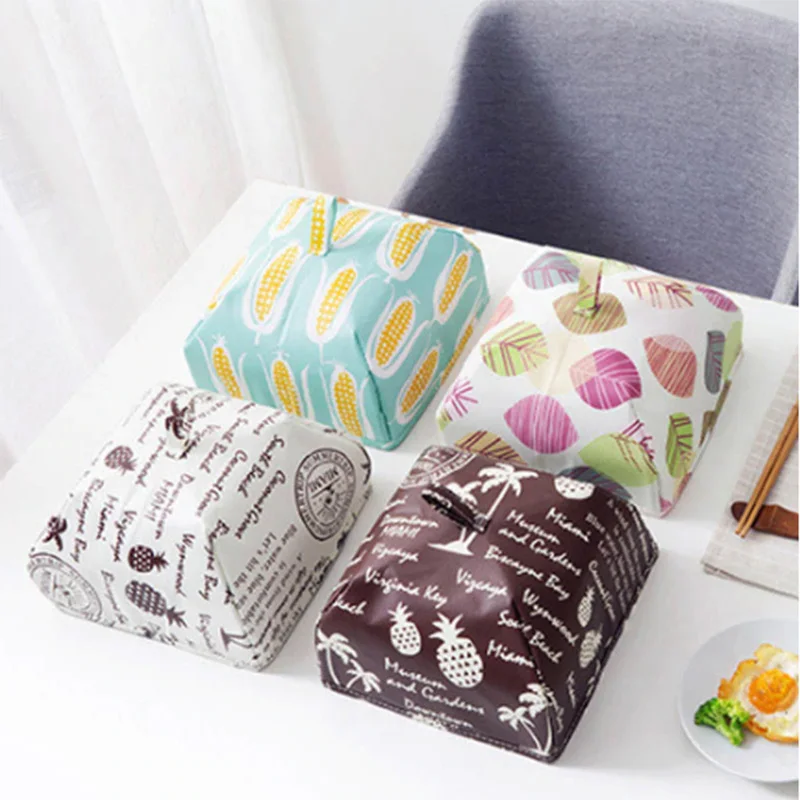 

1 Pcs Aluminum Foil Food Covers Foldable Insulated Thermal Food Tent Covers E7