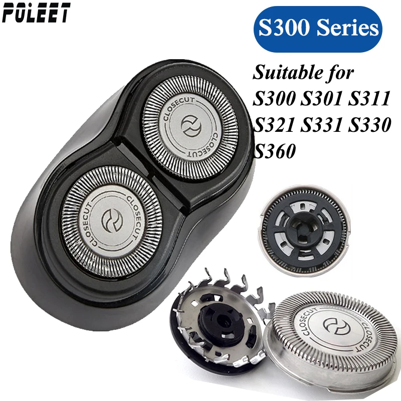 Сменная головка для бритвы Poleet Кармен SH30 бритвенного станка philips S300 S301 S311 S321 S331 S330