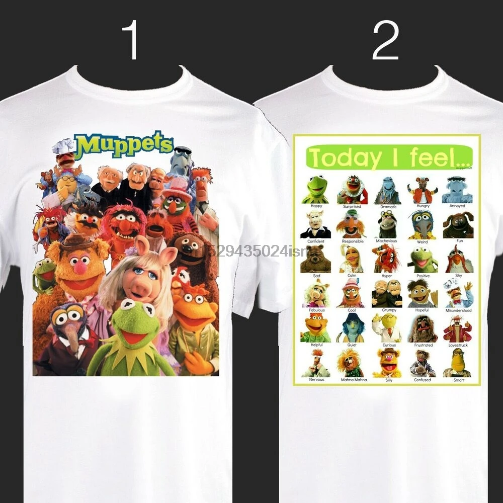&quotМаппет-шоу футболка S M L XL 2XL 3XL печать плакатов. Сегодня я чувствую | Мужская