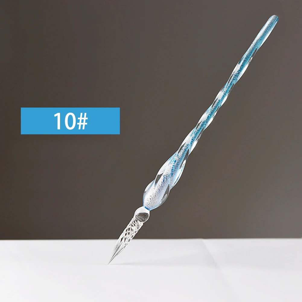 Стеклянная авторучка для авторучек гелевые ручки с кристаллами знак Dip ремесло