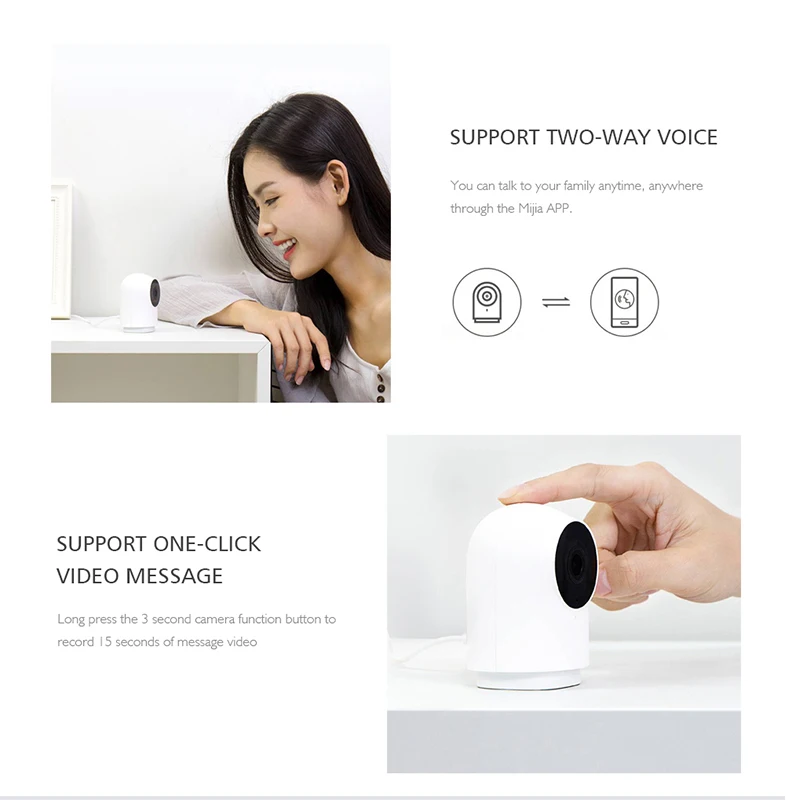 Умная IP камера AQara G2 1080P с функцией ночного видения|Камеры видеонаблюдения| |