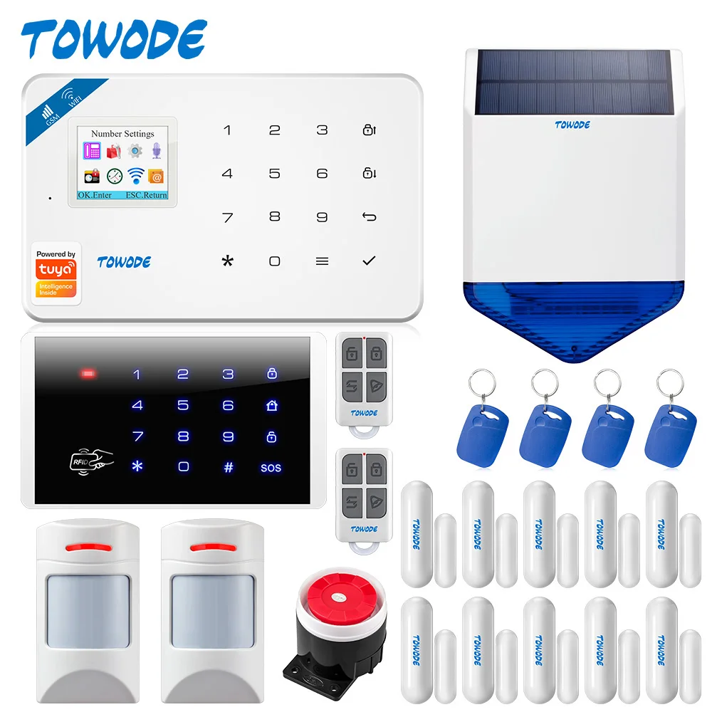 Система сигнализации TOWODE с Wi Fi и GSM 433 МГц|io io|ios wifisystem alarm |
