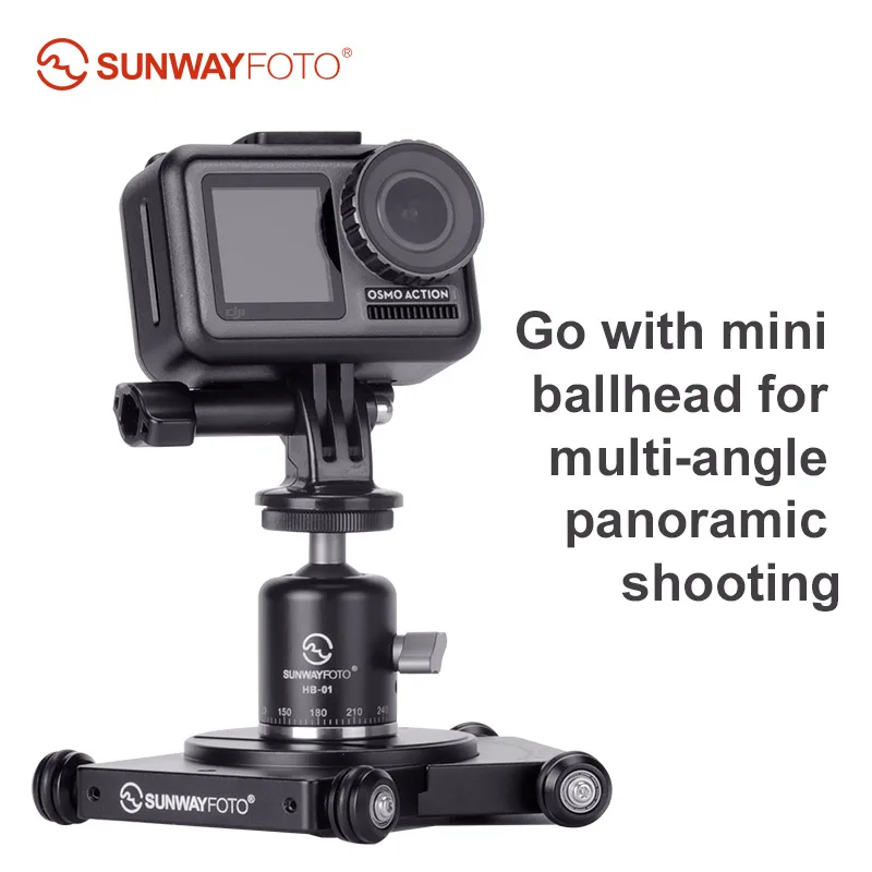Sunwayfoto CPV 02 алюминиевая подставка для мобильного телефона с панорамной головкой