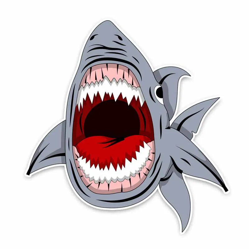 

Креативные животные забавные акулы мультфильмы граффити автомобильные наклейки аксессуары водонепроницаемый солнцезащитный устойчивый к царапинам стикер Kk14 * 13 см