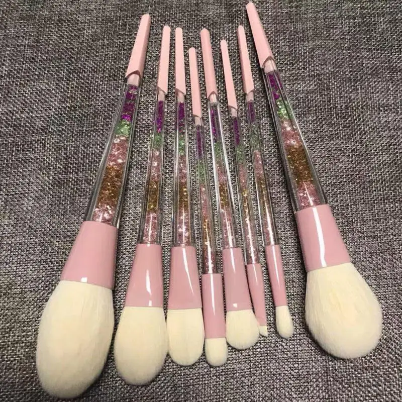 Хит продаж 8 шт. набор кистей для макияжа пудра румяна тени век консилер Кисть